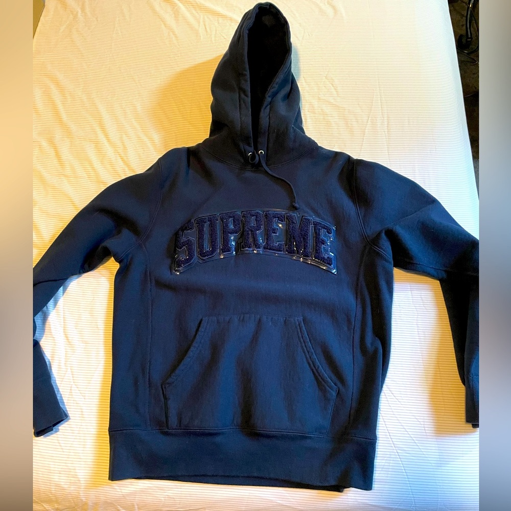 Supreme hoodie - navy